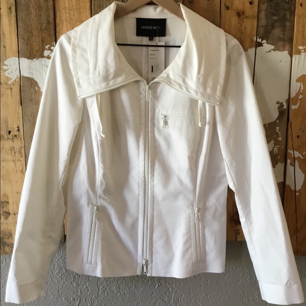 Lafayette 148 New York white Tamika Jacket